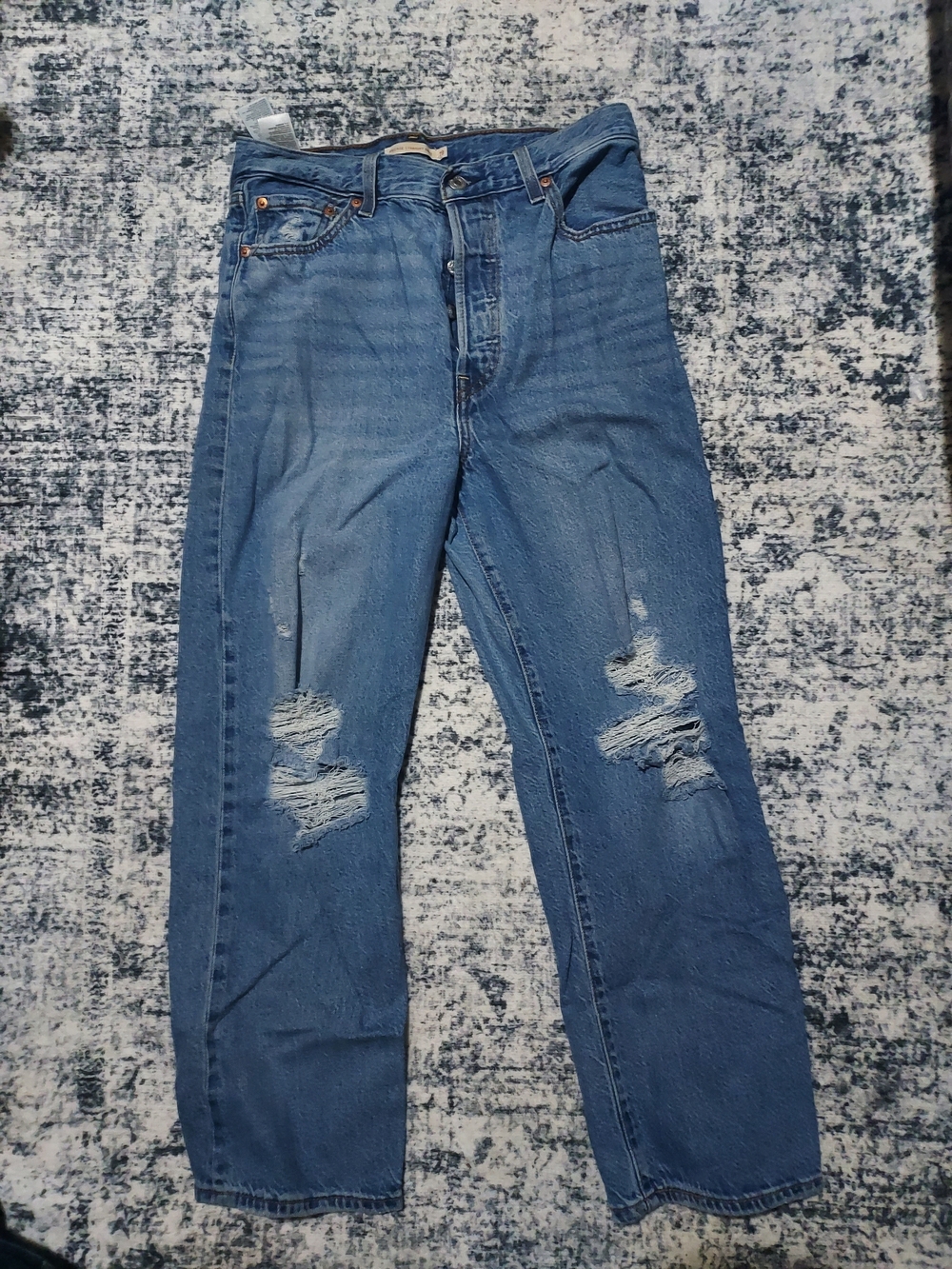 Womens Levi's Ribcage Straight Ankle Jeans 29